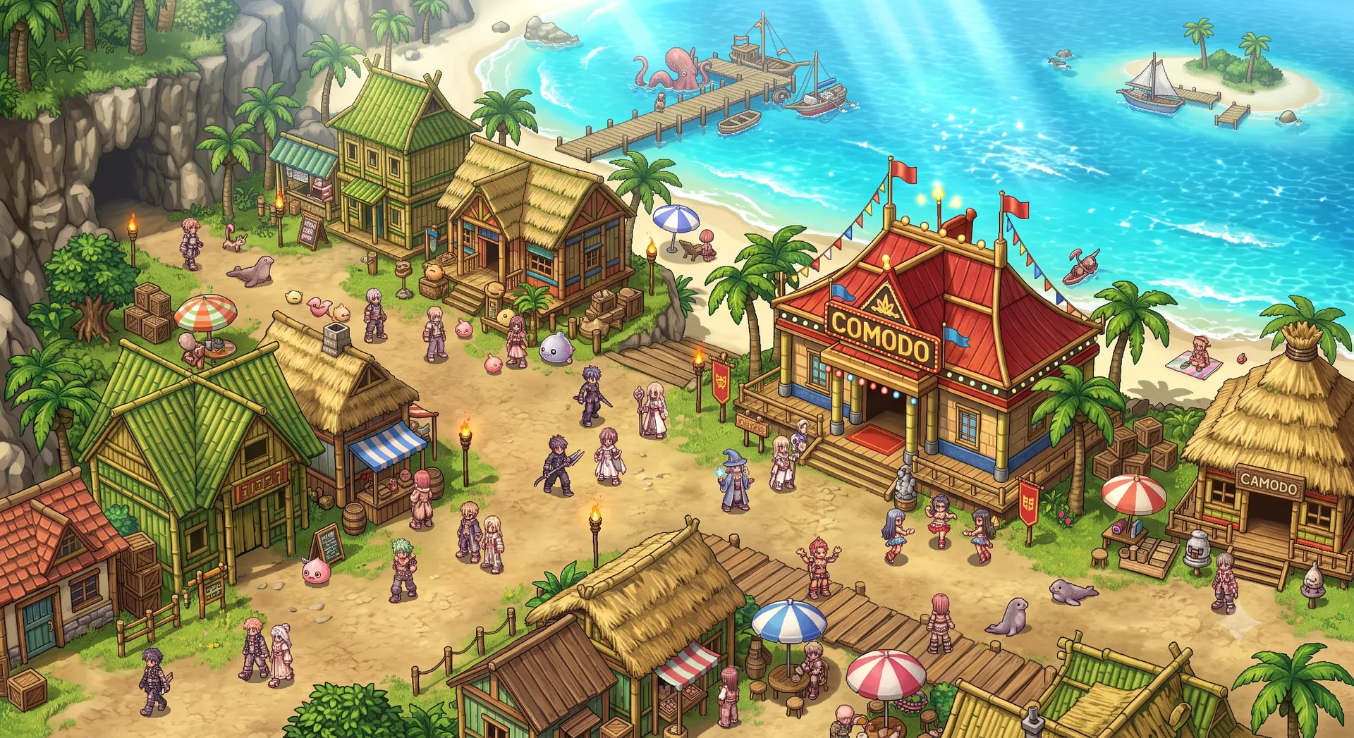 Comodo, ciudad costera de Ragnarok Online